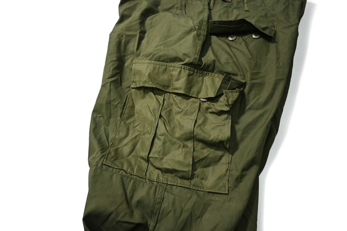 画像5: 80s Deadstock Us Military Poplin Combat Trouser  (5)