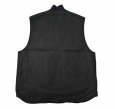 画像2: Used Carhartt Quilt Lined Duck Vest Black (2)