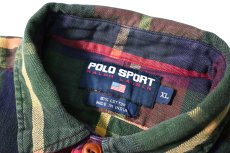 画像4: Used Polo Sport Ralph Lauren Flannel Shirt (4)