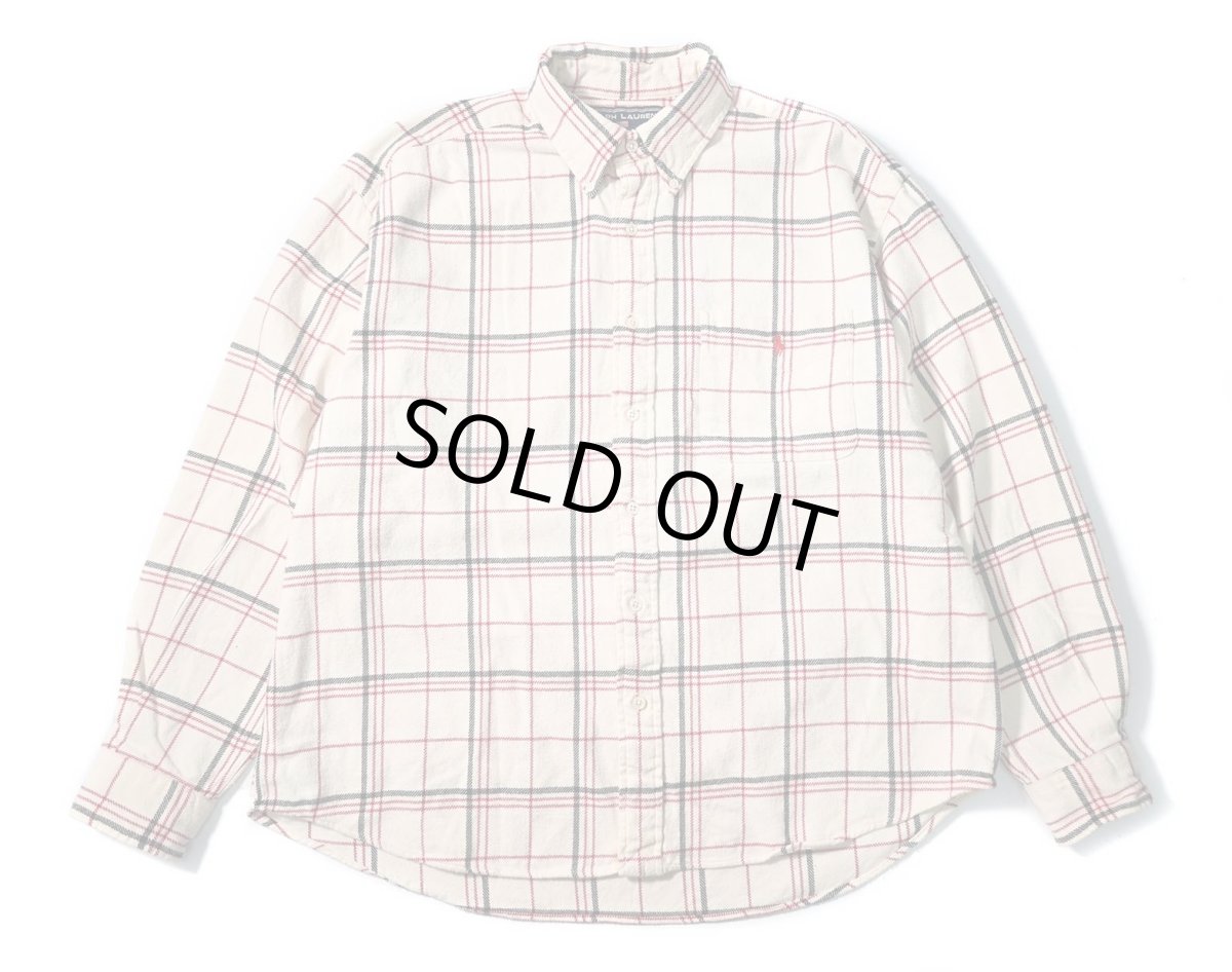 画像1: 90-00s Used Ralph Lauren Sportsman Flannel Shirt (1)