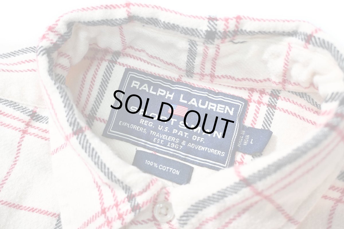 画像4: 90-00s Used Ralph Lauren Sportsman Flannel Shirt (4)