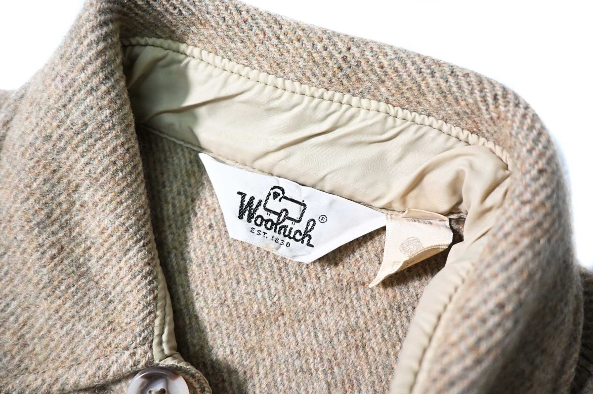 画像4: 70s Used Woolrich Wool Shirt Jacket (4)