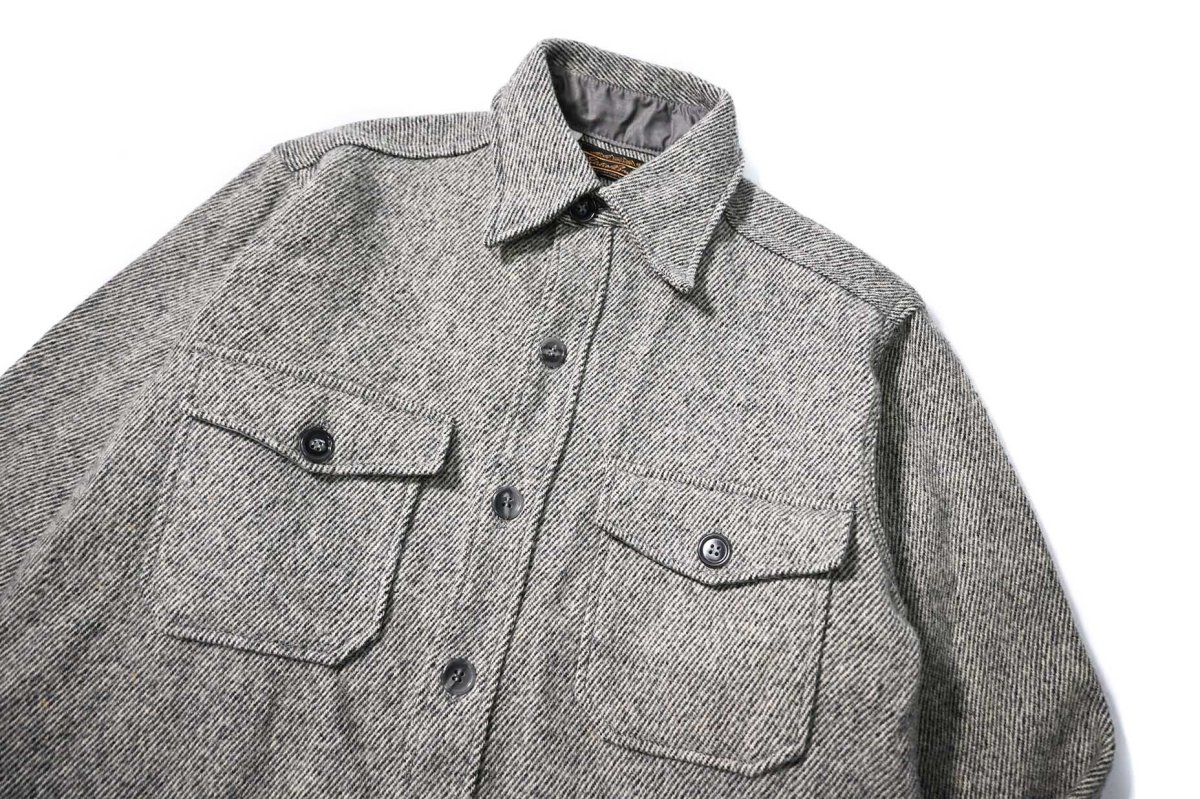 画像2: 80s Deadstock Eddie Bauer Wool Shirt (2)