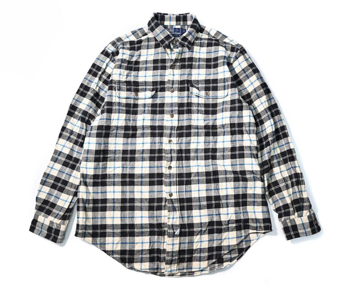 画像1: Used Polo Ralph Lauren Flannel Shirt (1)