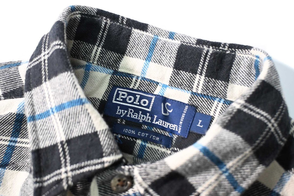 画像4: Used Polo Ralph Lauren Flannel Shirt (4)