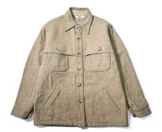画像1: 70s Used Woolrich Wool Shirt Jacket (1)