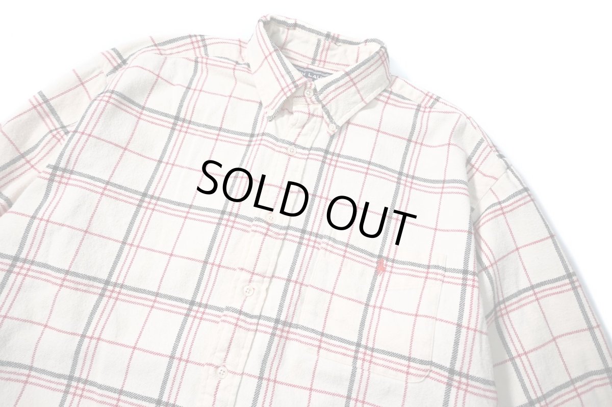 画像2: 90-00s Used Ralph Lauren Sportsman Flannel Shirt (2)