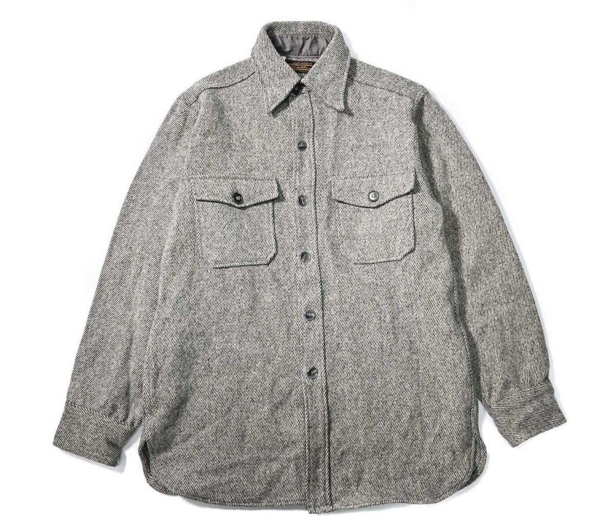 画像1: 80s Deadstock Eddie Bauer Wool Shirt (1)