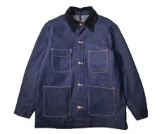 画像1: 70's Deadstock Blue Bell Denim Coverall Blanket Liner (1)
