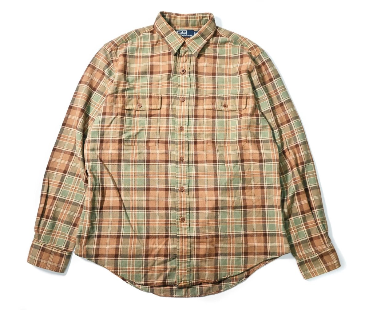 画像1: Used Polo Ralph Lauren Flannel Shirt (1)