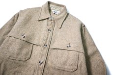 画像2: 70s Used Woolrich Wool Shirt Jacket (2)