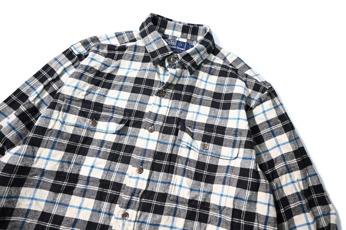 画像2: Used Polo Ralph Lauren Flannel Shirt (2)