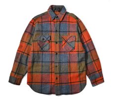 画像1: 60s Used Sears Wool Shirt (1)