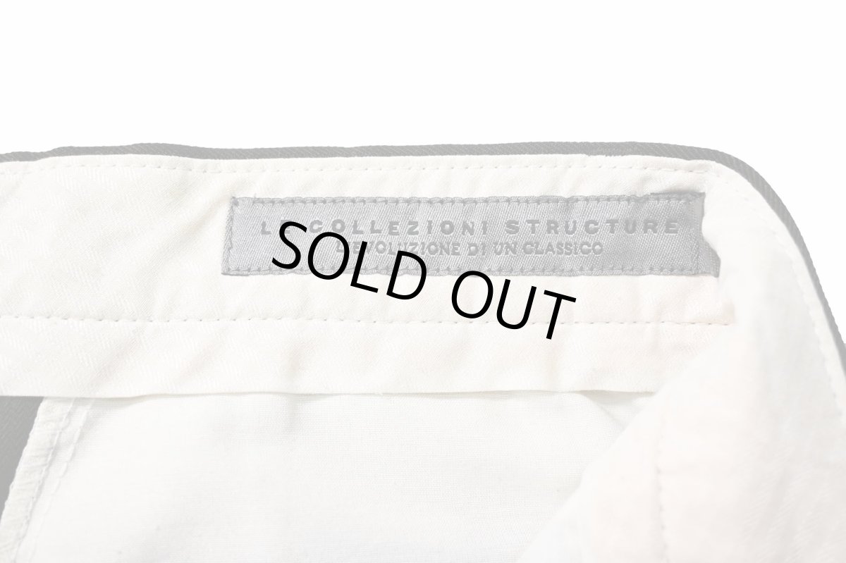 画像6: Used Le Collezioni Structure Wool Pleated Slacks (6)