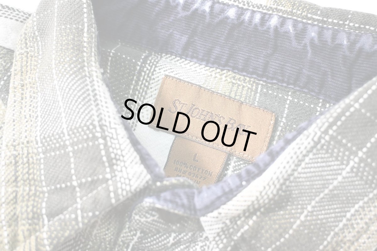 画像4: Used St John's Bay Heavy Flannel Shirt Box Cut (4)