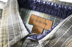画像4: Used St John's Bay Heavy Flannel Shirt Box Cut (4)