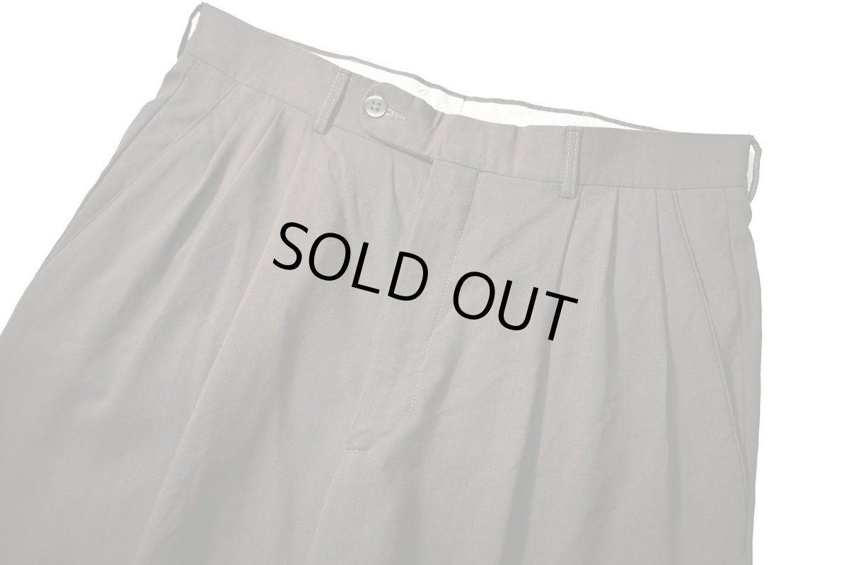 画像2: Used Zinotto Wool Pleated Slacks (2)