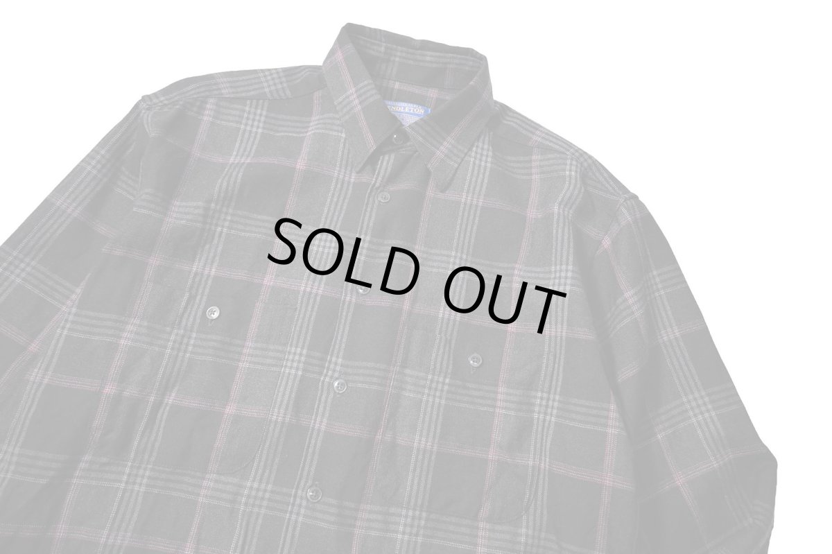 画像2: 00s Used Pendleton Wool Shirt (2)