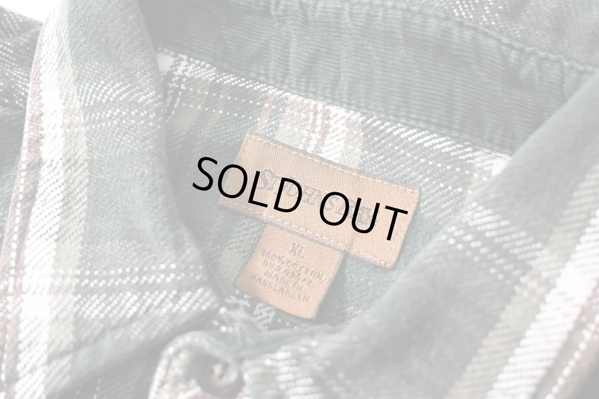 画像4: Used St John's Bay Heavy Flannel Shirt Box Cut (4)