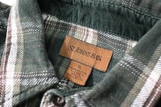 画像4: Used St John's Bay Heavy Flannel Shirt Box Cut (4)