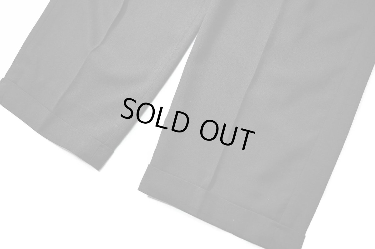 画像3: Used Claiborne Polyester/Rayon Pleated Slacks (3)