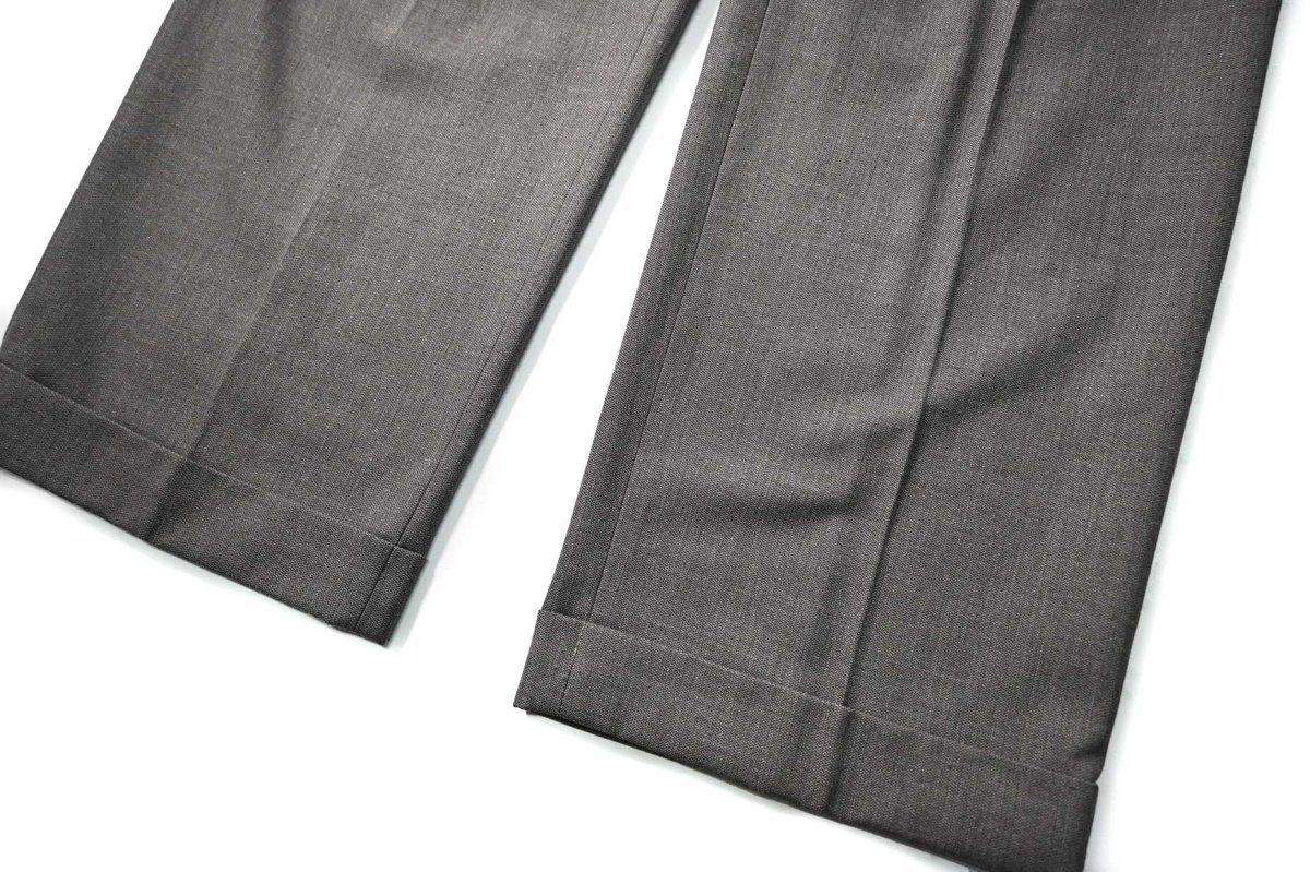 画像3: Used Ralph Lauren Polyester/Rayon Pleated Slacks (3)