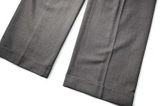画像3: Used Ralph Lauren Polyester/Rayon Pleated Slacks (3)
