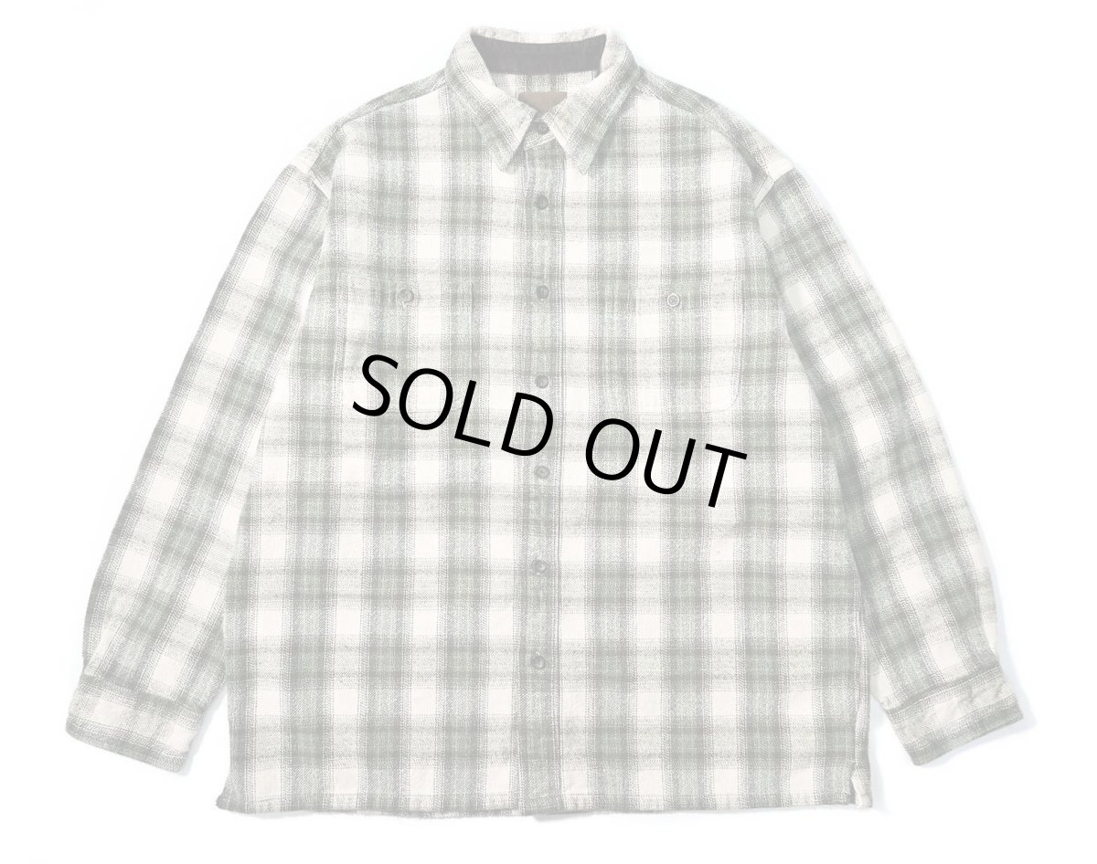 画像1: Used St John's Bay Heavy Flannel Shirt Box Cut (1)