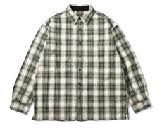 画像1: Used St John's Bay Heavy Flannel Shirt Box Cut (1)