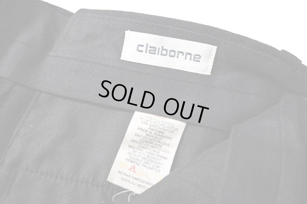 画像6: Used Claiborne Polyester/Rayon Pleated Slacks (6)