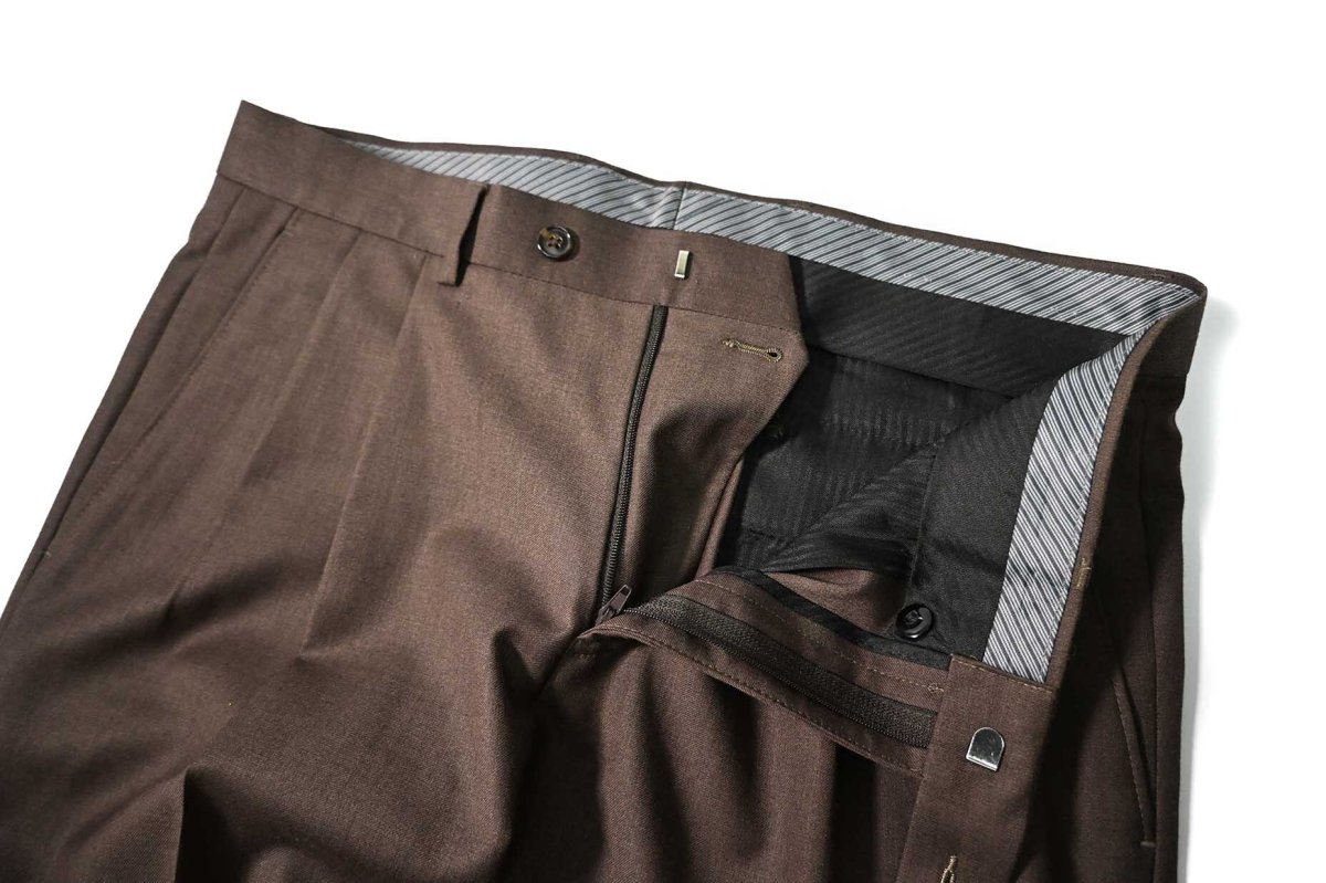 画像5: Used Lauren Ralph Lauren Polyester/Rayon Pleated Slacks (5)