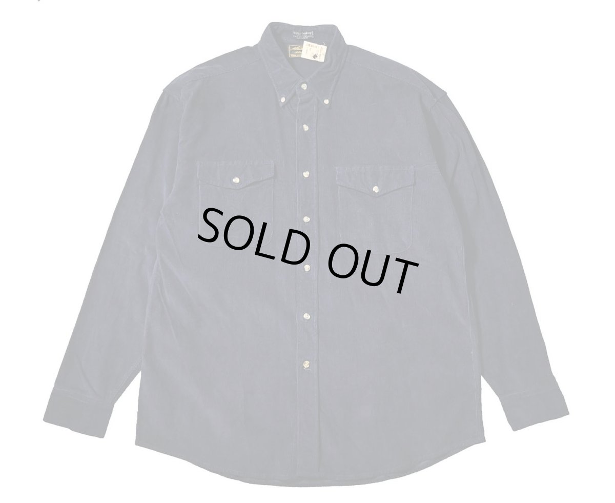 画像1: 80s Deadstock Eddie Bauer Corduroy Shirt (1)