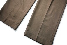 画像3: Used Ralph Lauren Polyester/Rayon Pleated Slacks (3)