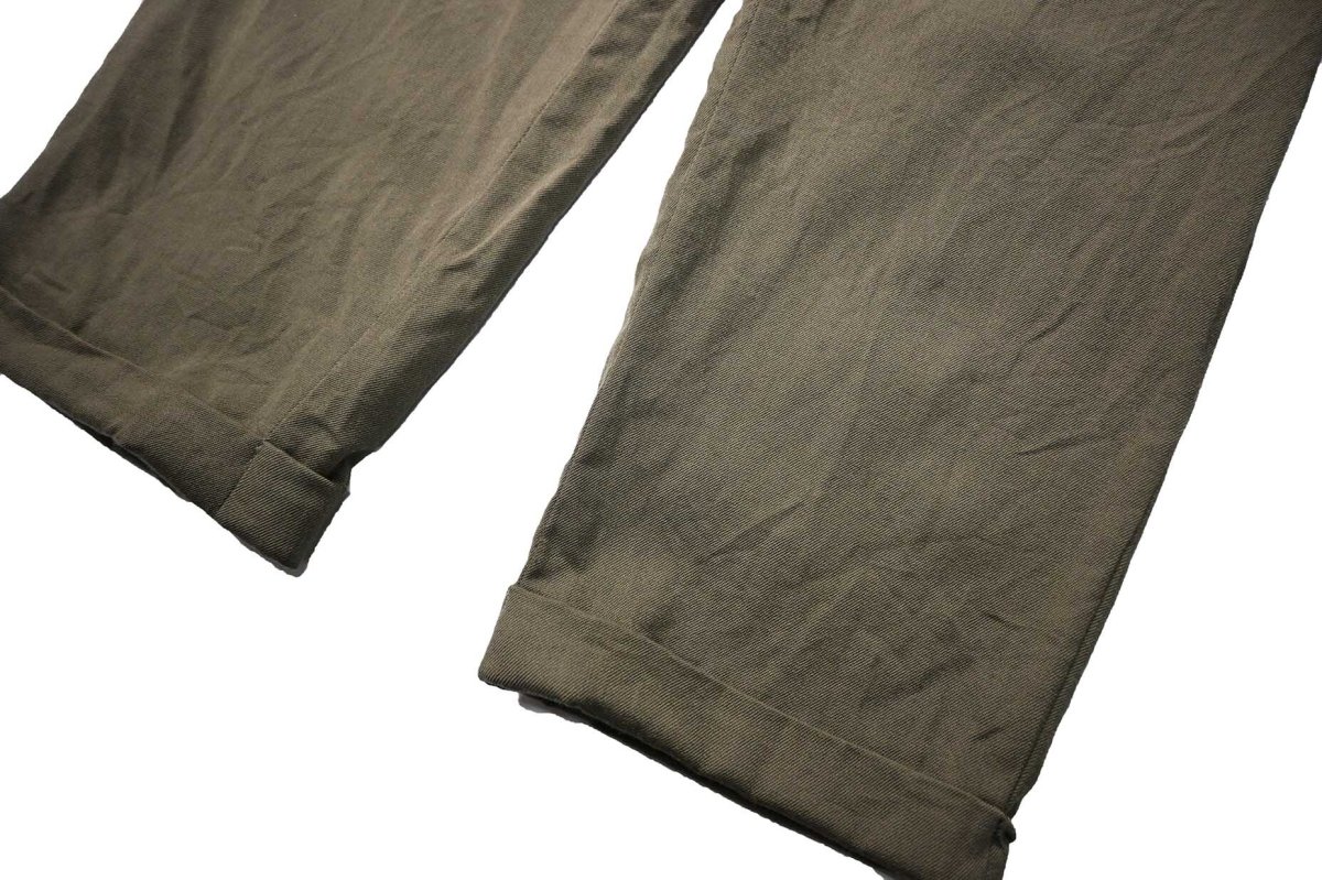 画像3: Used Joseph&Feiss Gold Wool Pleated Slacks (3)