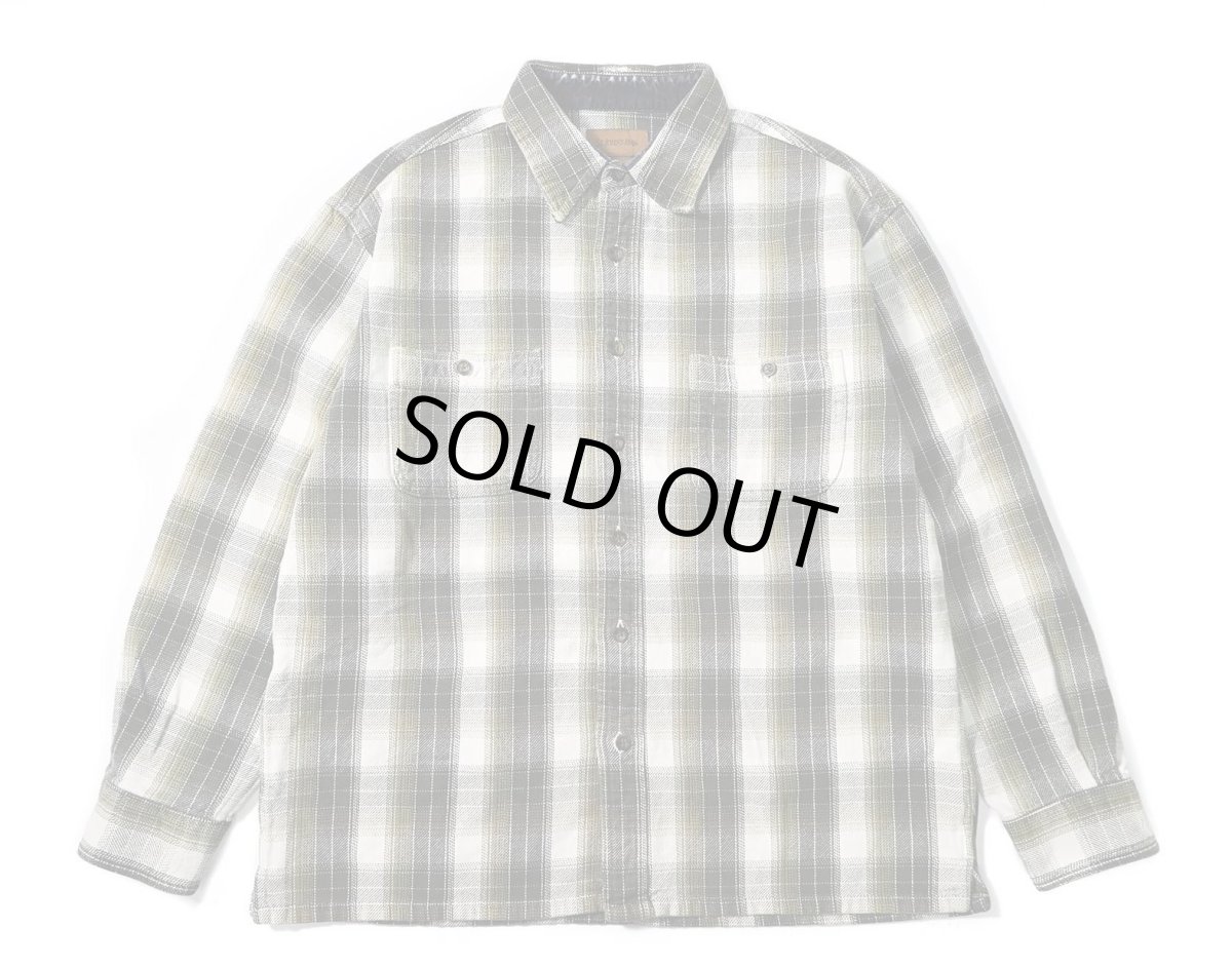 画像1: Used St John's Bay Heavy Flannel Shirt Box Cut (1)