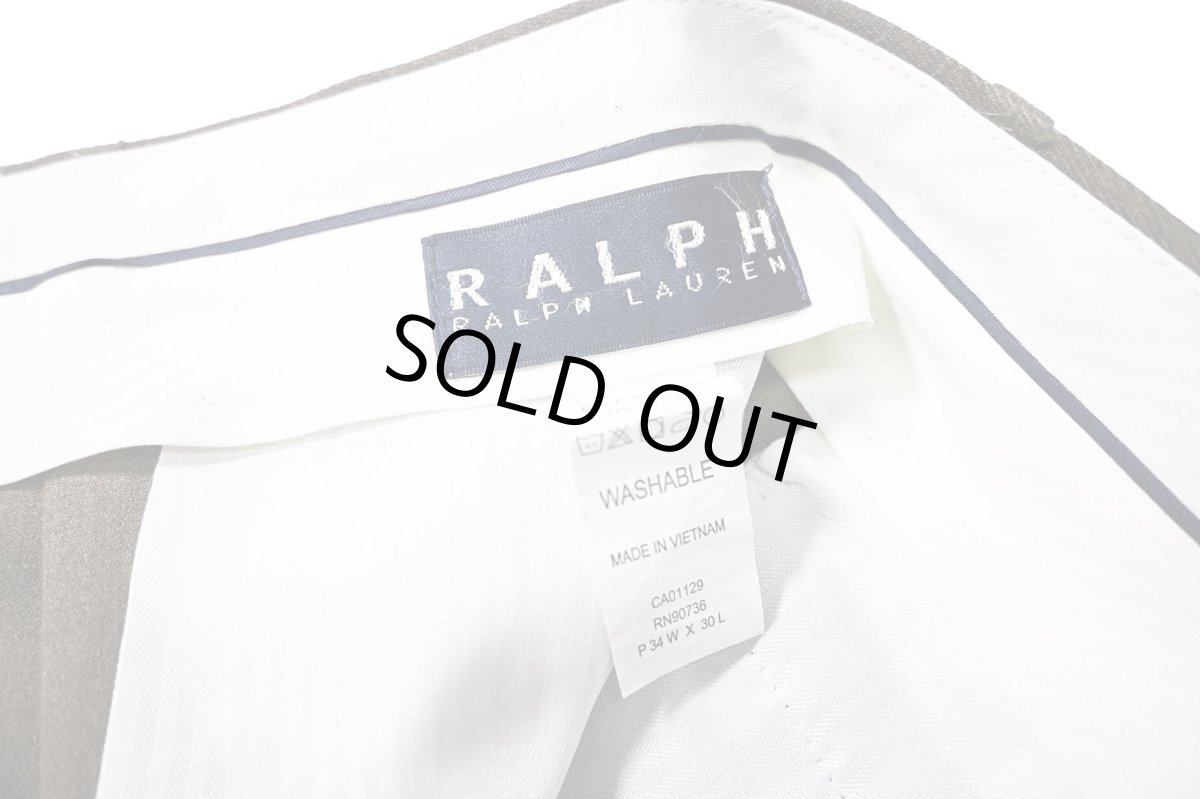 画像6: Used Ralph Lauren Polyester/Rayon Pleated Slacks (6)