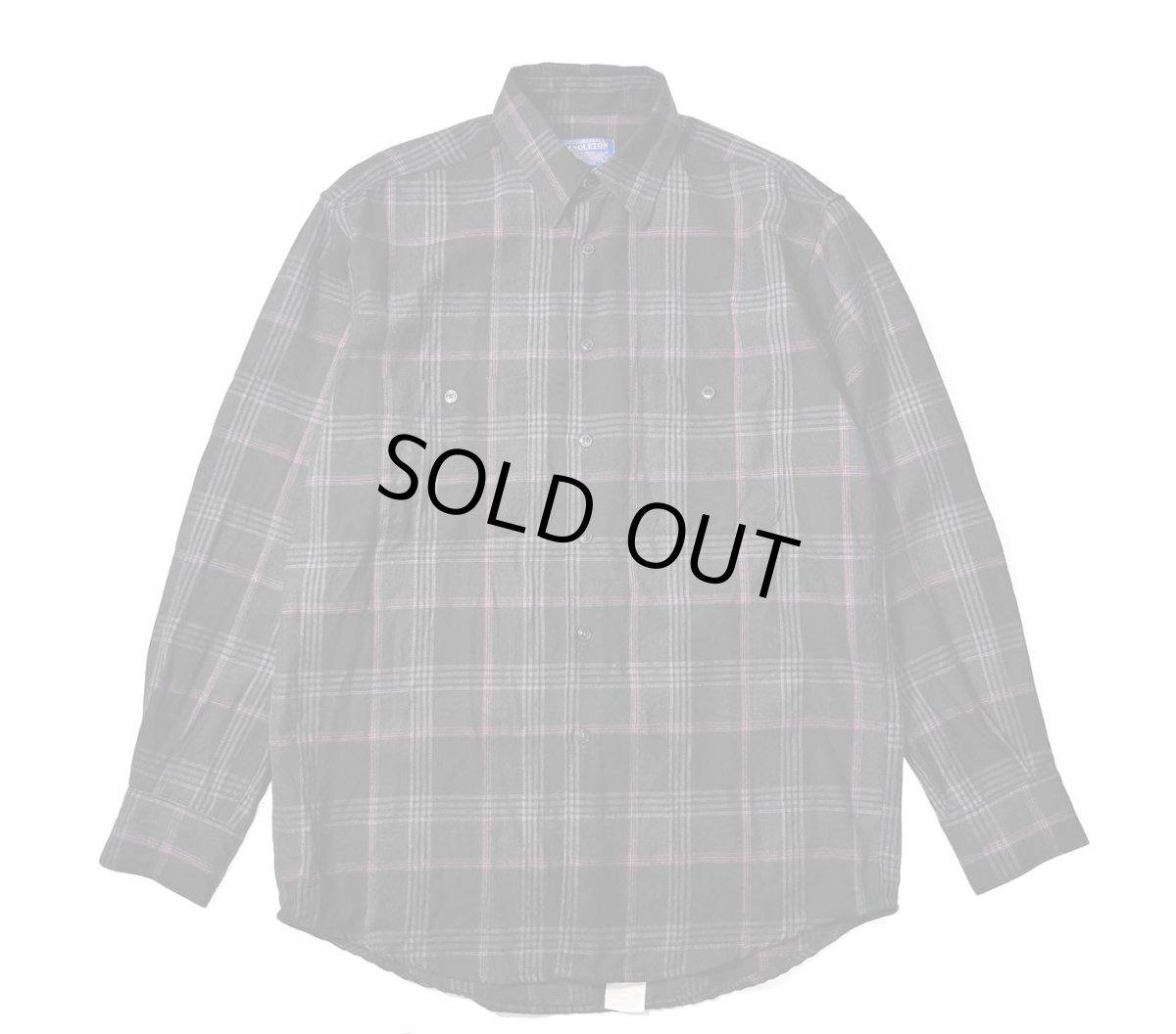 画像1: 00s Used Pendleton Wool Shirt (1)