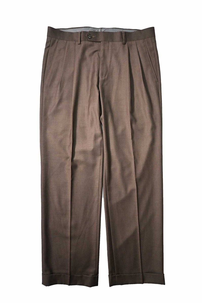 画像1: Used Lauren Ralph Lauren Polyester/Rayon Pleated Slacks (1)