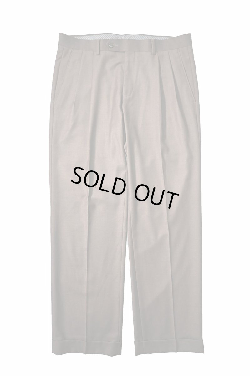 画像1: Used Lauren Ralph Lauren Polyester/Rayon Pleated Slacks (1)