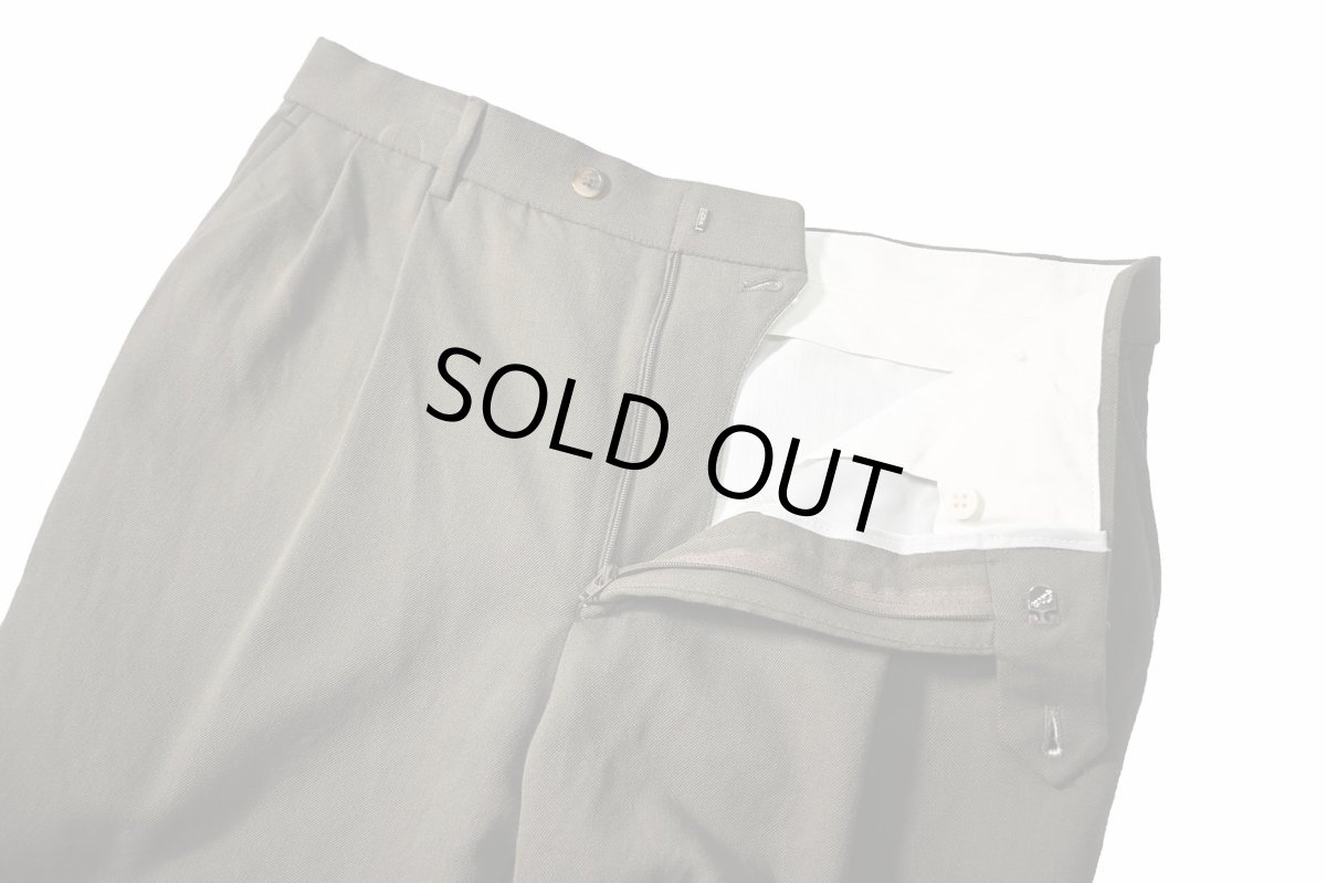 画像5: Used Joseph&Feiss Gold Wool Pleated Slacks (5)