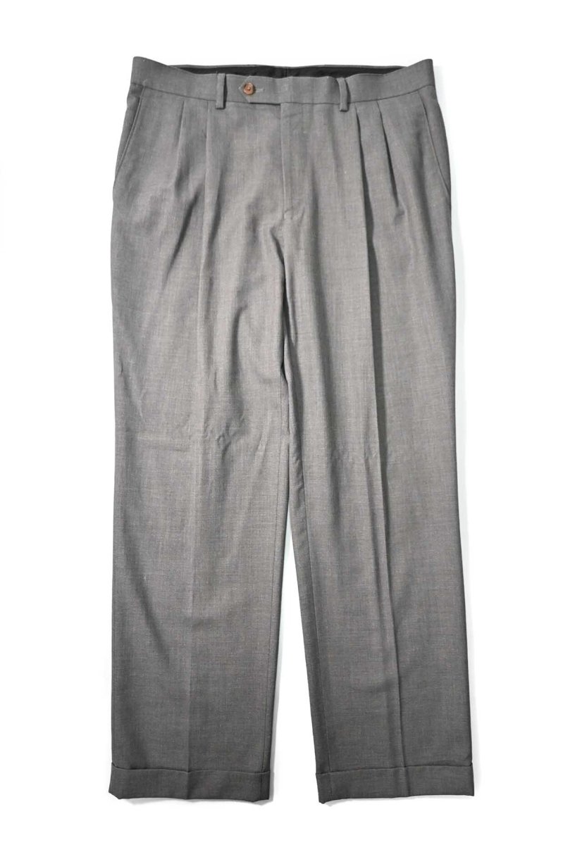 画像1: Used Ralph Lauren Polyester/Rayon Pleated Slacks (1)