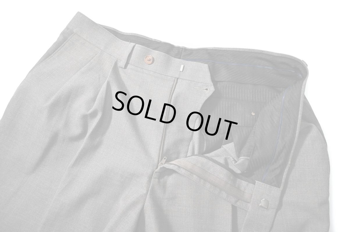 画像5: Used Ralph Lauren Polyester/Rayon Pleated Slacks (5)