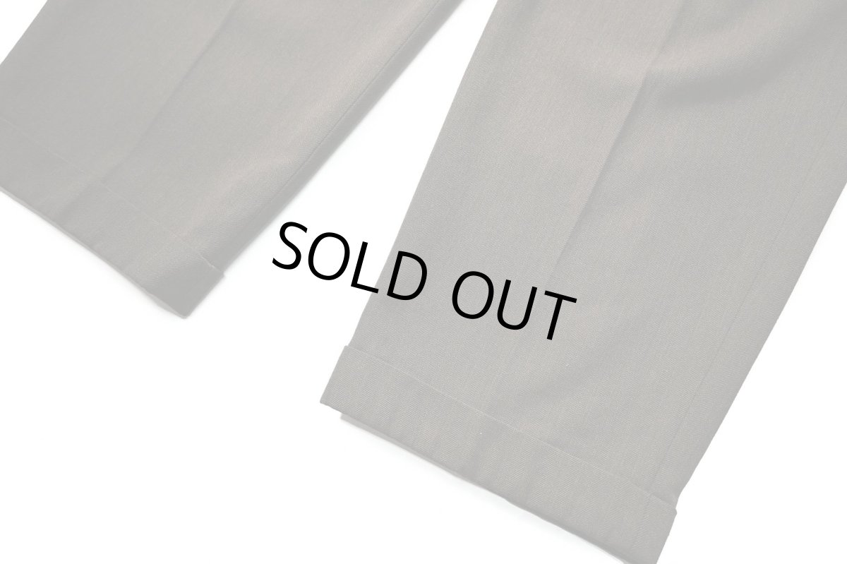 画像3: Used Le Collezioni Structure Wool Pleated Slacks (3)