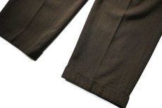 画像3: Used Le Collezioni Structure Wool Pleated Slacks (3)