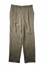 画像1: Used Joseph&Feiss Gold Wool Pleated Slacks (1)