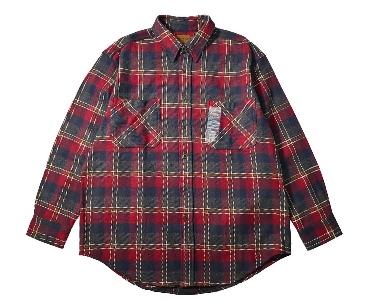 画像1: Deadstock St John's Bay Heavy Flannel Shirt (1)