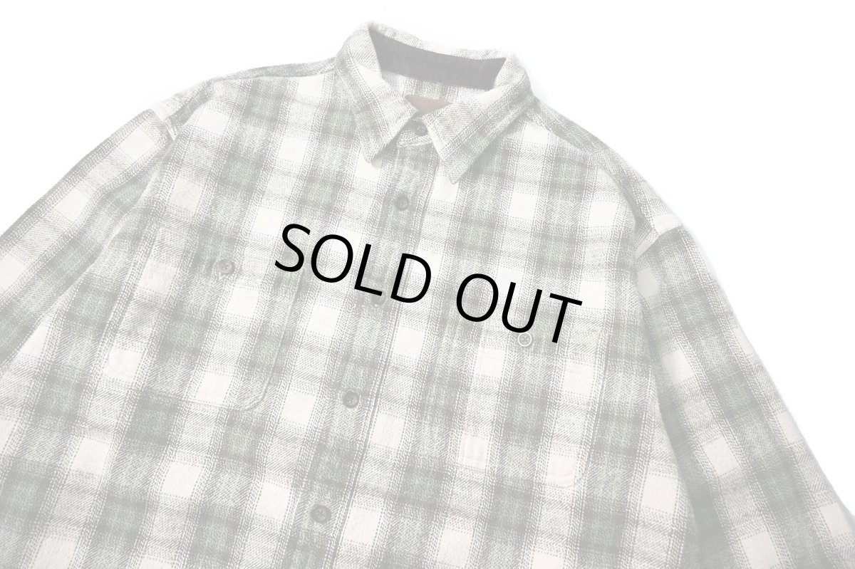 画像2: Used St John's Bay Heavy Flannel Shirt Box Cut (2)