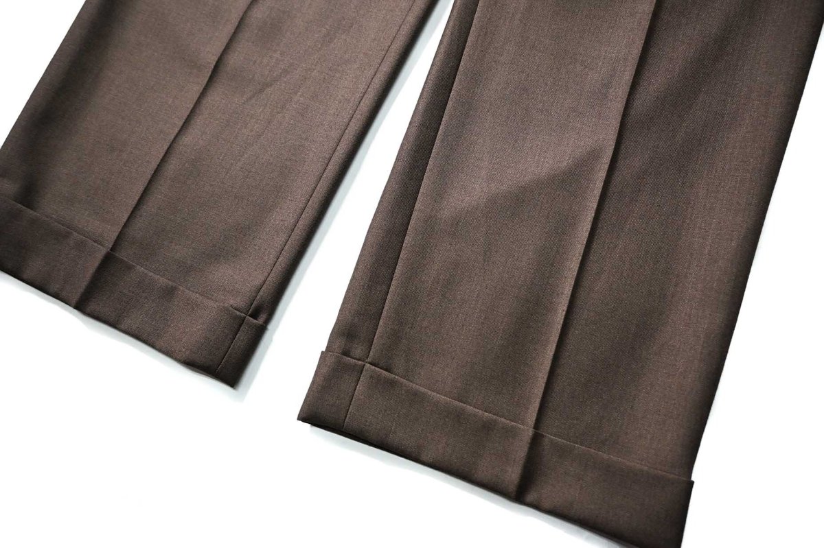 画像3: Used Lauren Ralph Lauren Polyester/Rayon Pleated Slacks (3)