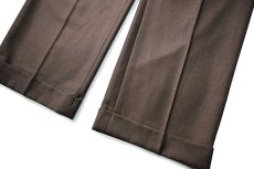 画像3: Used Lauren Ralph Lauren Polyester/Rayon Pleated Slacks (3)