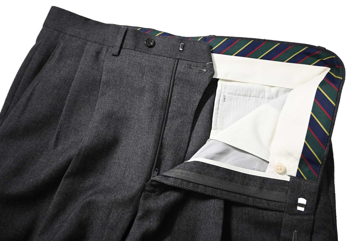 画像5: Used Chaps Wool Pleated Slacks (5)
